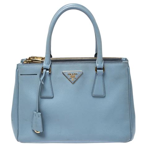 prada blue handbag|light blue prada bag.